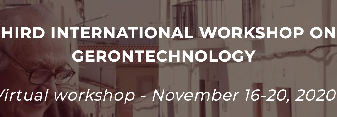 Abiertas las inscripciones para el «III International Workshop on Gerontechnology»